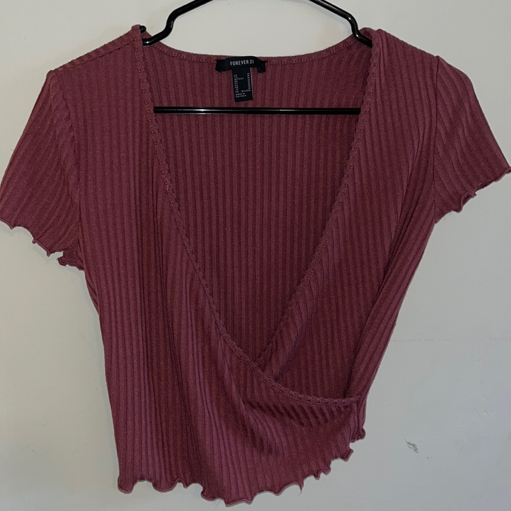 Wrap crop top